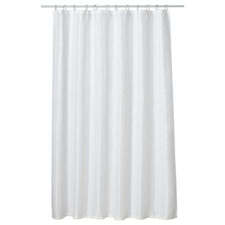 Штора для ванной САЛЬТГРУНД, белый (180x200 см)