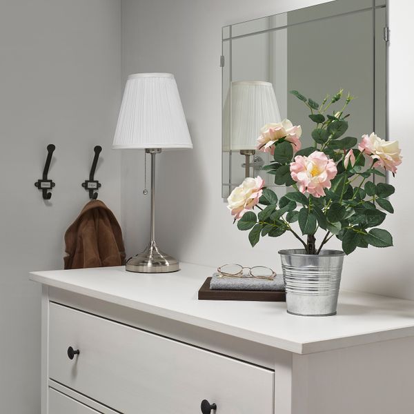 Искусственное растение в горшке, для дома, улицы/Роза розовый 12 см IKEA FEJKA ФЕЙКА 103.952.99 - фото 4