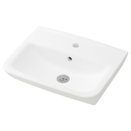 Одинарная раковина, белый 51 см IKEA TYNGEN ТИНГЕН 603.690.85