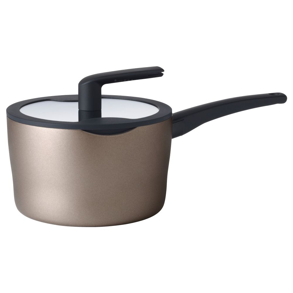 Ковш с крышкой ФОРБЛУФФАД, золотисто-коричневый (2 л) - фото 1