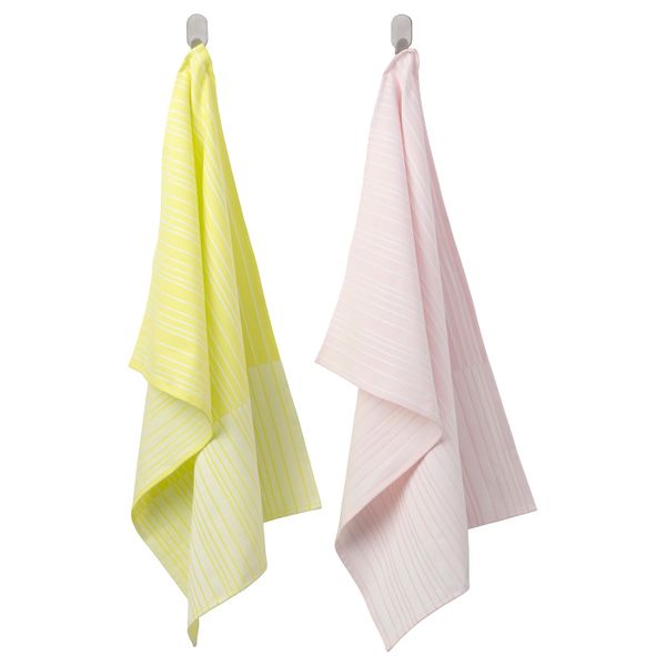 Полотенце кухонное, желтый/светло-розовый 50x70 см IKEA TIMVISARE ТИМВИСАРЕ 903.717.94 - фото 9