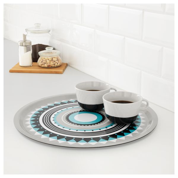 Поднос СОММАР 2018, бежевый (43 см) - схема-чертеж с размерами