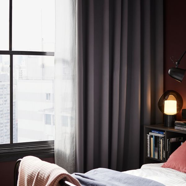 Гардины, блокирующие свет, 2 шт., серый, 145x300 см IKEA HILLEBORG ХИЛЛЕБОРГ 304.250.35 - фото 7