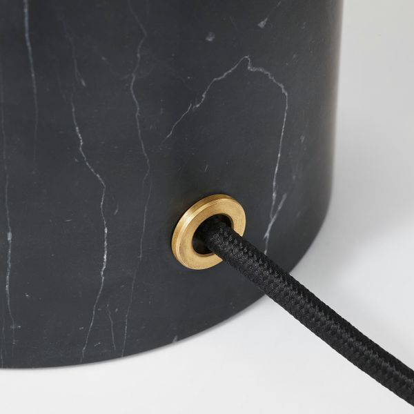 Лампа настольная, мрамор/серый шаровидный IKEA EVEDAL ЭВЕДАЛЬ 903.579.48 - фото 8