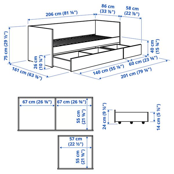 VIHALS - схема-чертеж с размерами