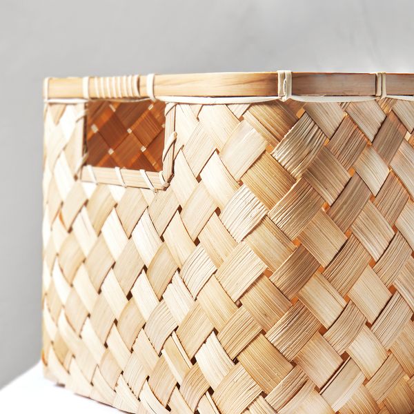 Корзина, 25x35x20 см, бамбук, ручная работа IKEA VÄXTHUS 505.511.36 - фото 3