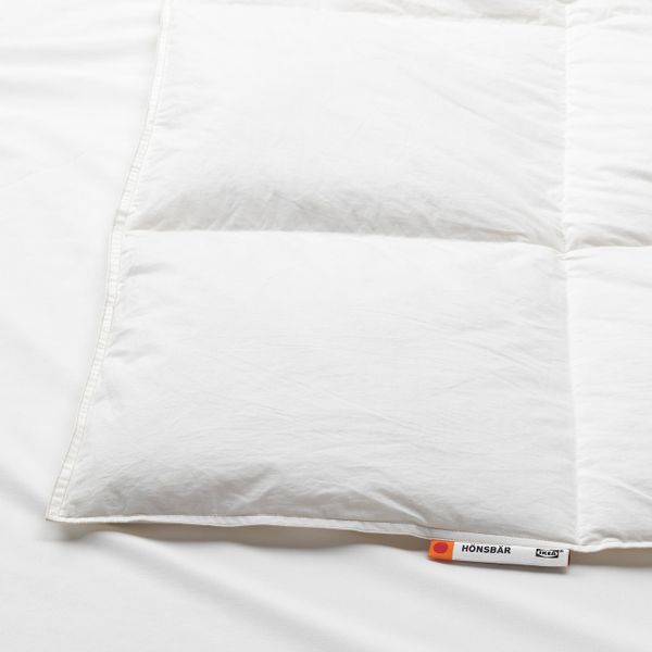 Одеяло теплое 200x200 см IKEA ХЭНСБЭР 203.697.37 - фото 1