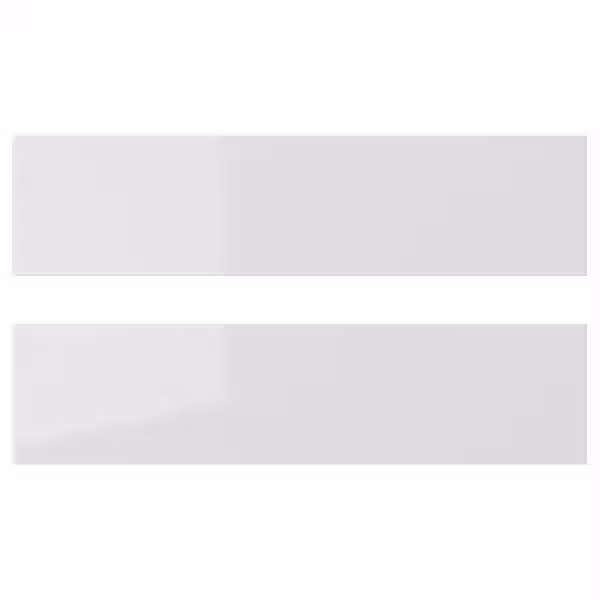 RINGHULT Фронтальная панель ящика - глянцевый светло-серый 40x10 см - фото 1