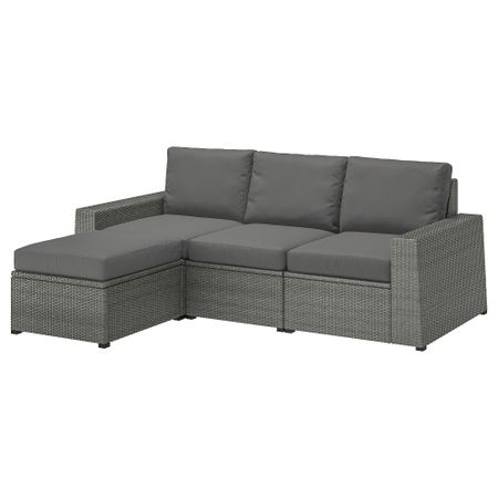 3-местный модульный диван, садовый IKEA SOLLERÖN СОЛЛЕРОН 092.878.37
