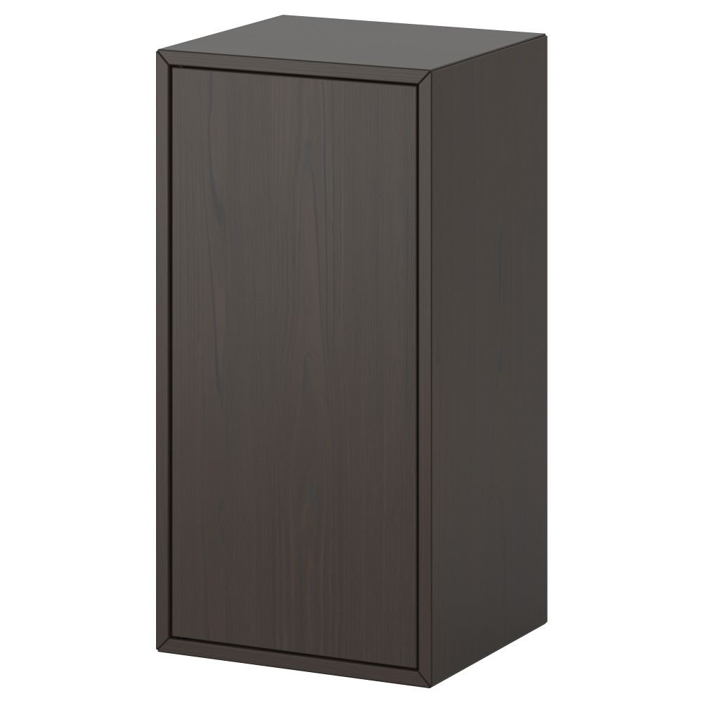 Навесной шкаф с 1 дверцей ВЭЛЬЕ, коричневый (35x68 см) - фото 1