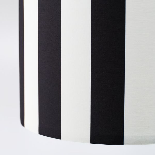 RINGSTA Абажур - чёрный/белый 42 см - схема-чертеж с размерами