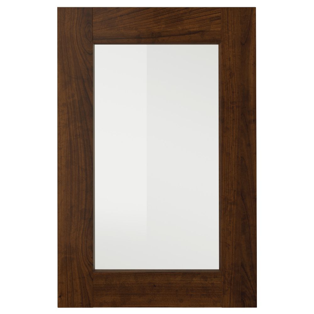 Стеклянная дверь ЭДСЕРУМ, под дерево коричневый - фото 1