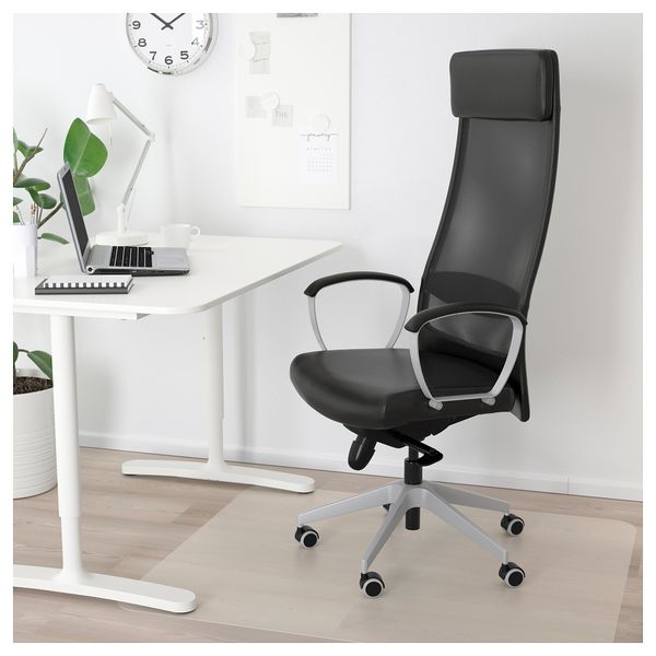 Рабочий стул МАРКУС, Глосе черный Робуст черный - фото 10