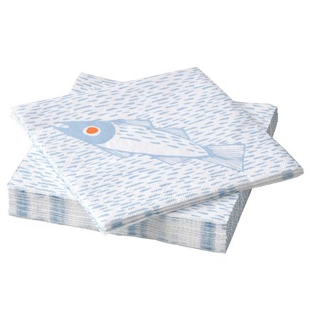 Салфетка бумажная 33x33 см IKEA SOMMARDRÖM СОММАРДРЁМ 004.818.86