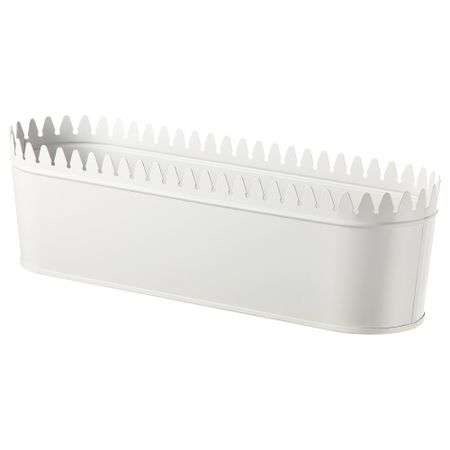 Кашпо ВИНТЕР 2018, овал белый (10.5 см)