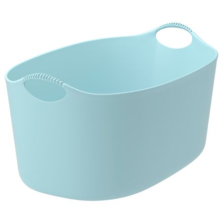 Гибкая корзина для белья, синий 35 л IKEA TORKIS ТОРКИС 303.765.20