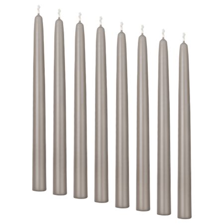 Неароматическая свеча, 25 см, темный серо-бежевый IKEA KLOKHET КЛОКХЕТ 505.516.07