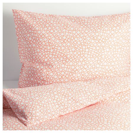 Пододеяльник и 1 наволочка ТРЭДАСТЕР, оранжевый (150x200/50x70 см)