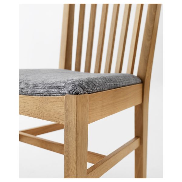 Стул НОРНЭС, дуб, Исунда серый - фото 3