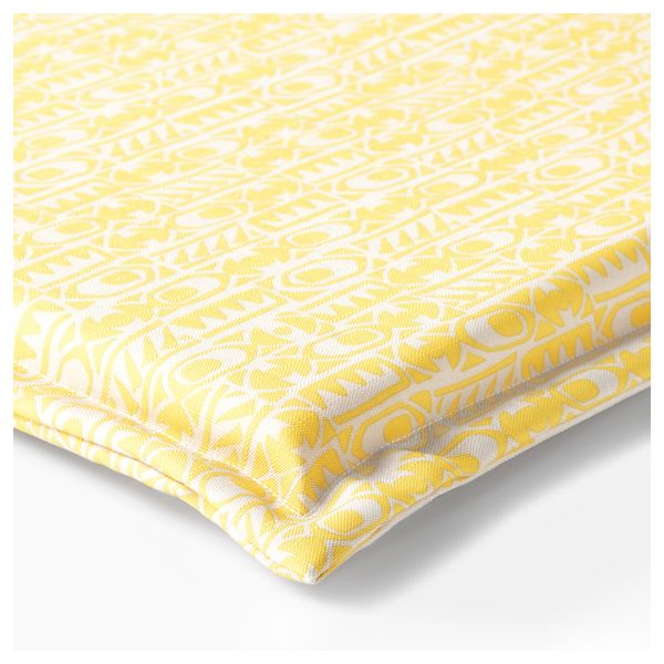 Подушка на садовый стул НЭСТОН, желтый (40x40 см) - схема-чертеж с размерами