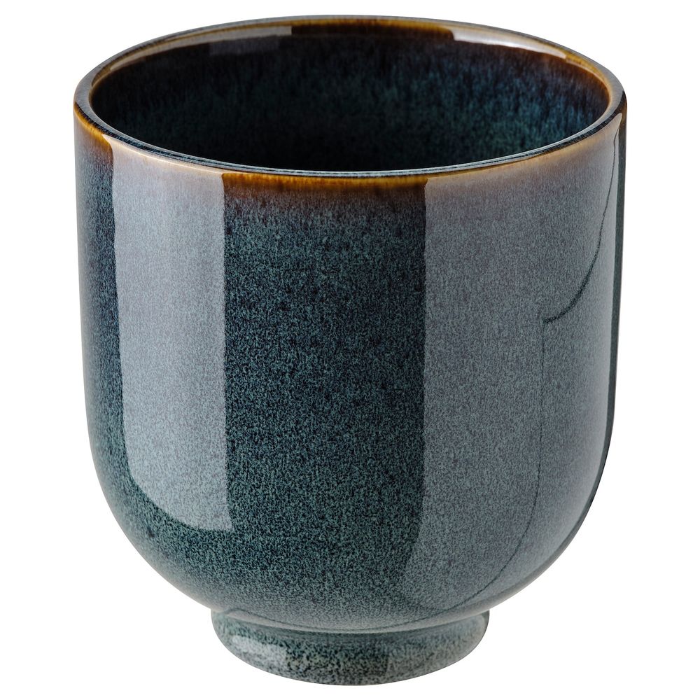 Кашпо, для дома, улицы темно-синий 9 см IKEA DRÖMSK ДРЁМСК 004.968.64 - фото 1