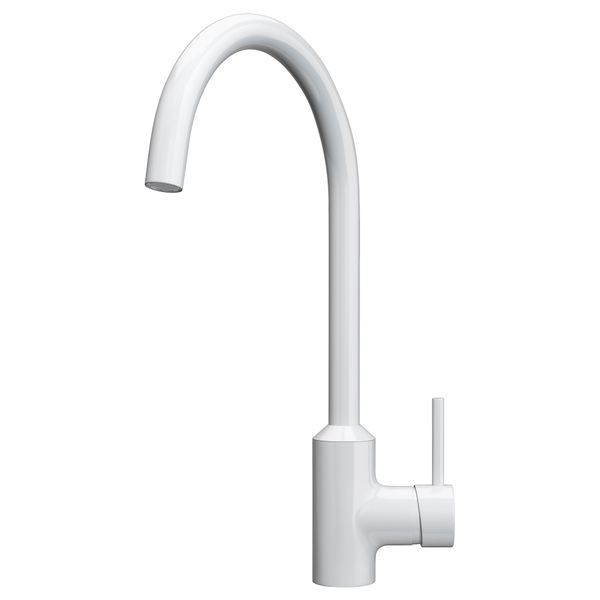Смеситель кухонный, 1 рычаг РИНГШЕР, белый - фото 1