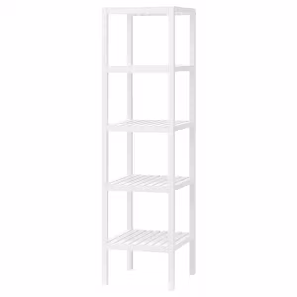 MUSKAN Стеллаж - белый 37x140 см - фото 1
