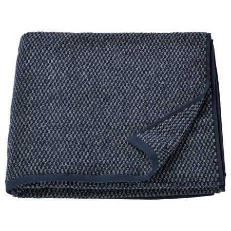 Банное полотенце, темно-синий/меланж 70x140 см IKEA SKUTTRAN СКУТТРАН 704.901.75