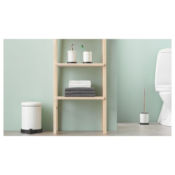 Щетка для унитаза, белый IKEA TOFTAN ТОФТАН 103.498.01 - схема-чертеж с размерами