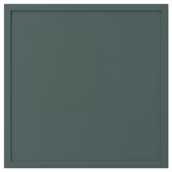 ASPUDDEN Фронтальная панель ящика - темный серо-зеленый 40x40 см - фото 1