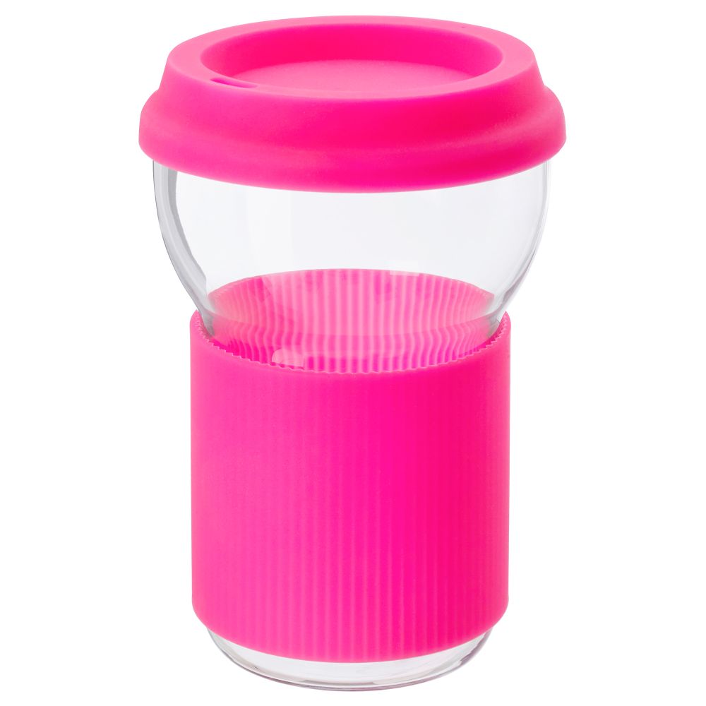 Кружка+крышка ИКЕА ПС 2017, розовый (0.4 л) - фото 1