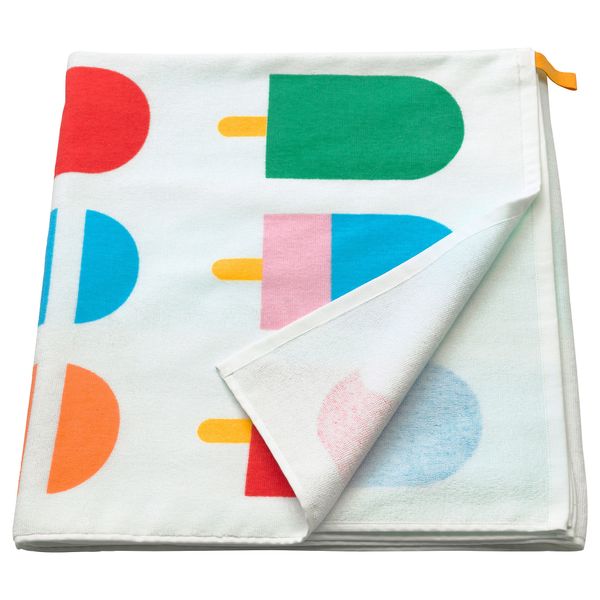 Пляжное полотенце СОММАР 2019, белый, разноцветный (100x180 см) - фото 1