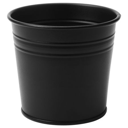 Кашпо СОККЕР, д/дома/улицы, черный (9 см)