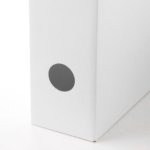 Подставка для журналов, белый IKEA FLUNS ФЛЮНС 503.878.67 - схема-чертеж с размерами