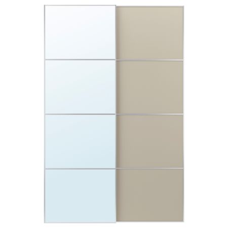 Пара раздвижных дверей IKEA MEHAMN МЕХАМН, AULI АУЛИ 094.368.56