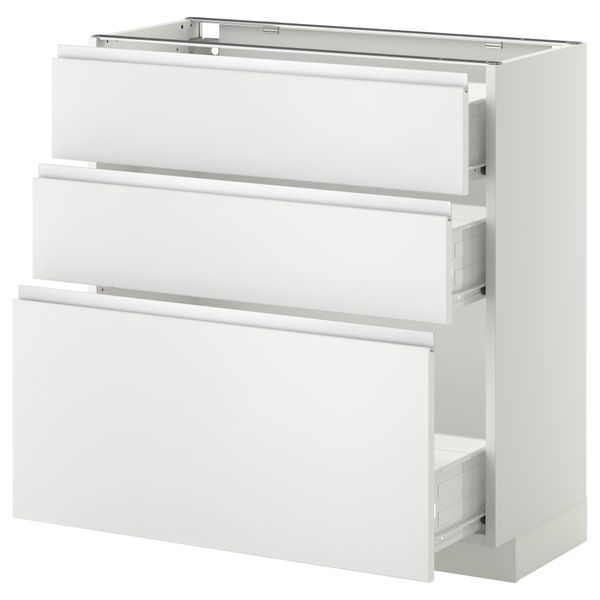 IKEA, вид спереди - схема-чертеж с размерами