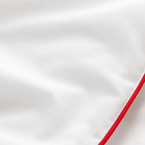 Пододеяльник и 1 наволочка, белый, красный 150x200/50x70 см IKEA KUNGSBLOMMA КУНГСБЛОММА 104.231.79 - фото 5