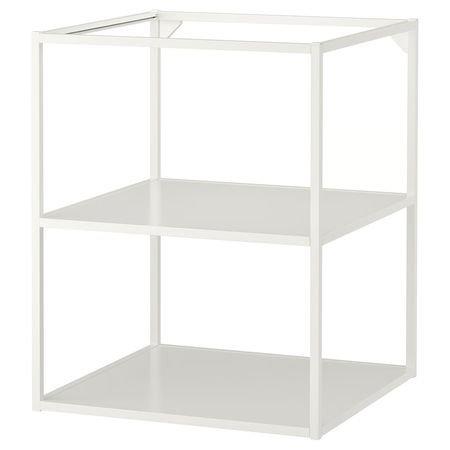 ENHET Напольный каркас с полками - белый 60x60x75 см