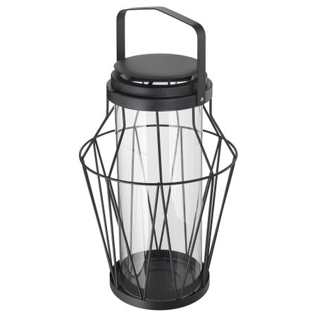 Фонарь для/формов свечи,д/дома/улицы СОММАР 2018, черный (40 см)