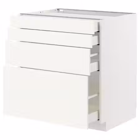 METOD / MAXIMERA Напольный шкаф 4 фасада/4 ящика