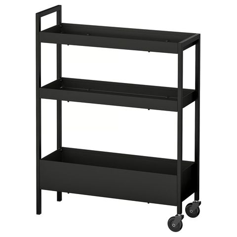 NISSAFORS Тележка - чёрный 50.5x19x67 см