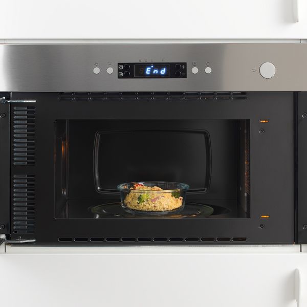 Контейнер для продуктов, круглой формы/стекло 400 мл IKEA IKEA 365+ ИКЕА/365+ 003.591.93 - фото 5