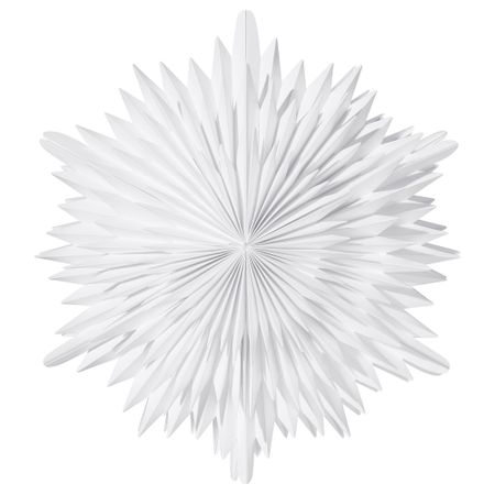 Абажур, 3D цветок, в форме звезды белый, 60 см IKEA STRÅLA СТРОЛА 005.824.80