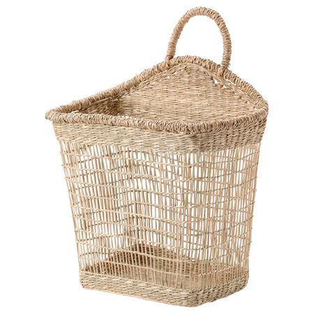 Корзина, естественный водоросли 30x20x35 см IKEA LUSTIGKURRE ЛУСТИГКЮРРЕ 804.574.15