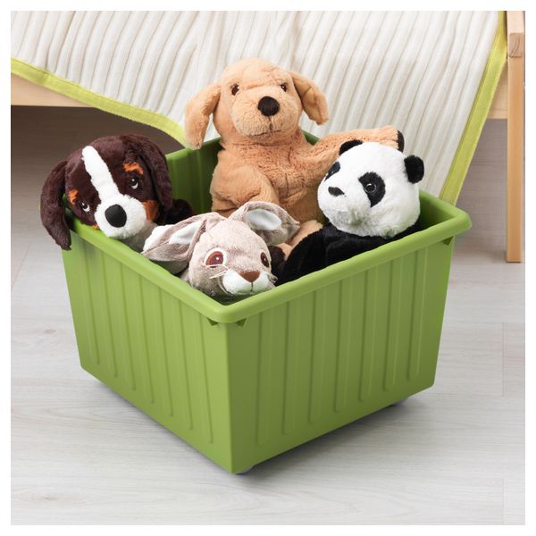 Ящик на колесах ВЕССЛА, светло-зеленый (39x39 см) - схема-чертеж с размерами