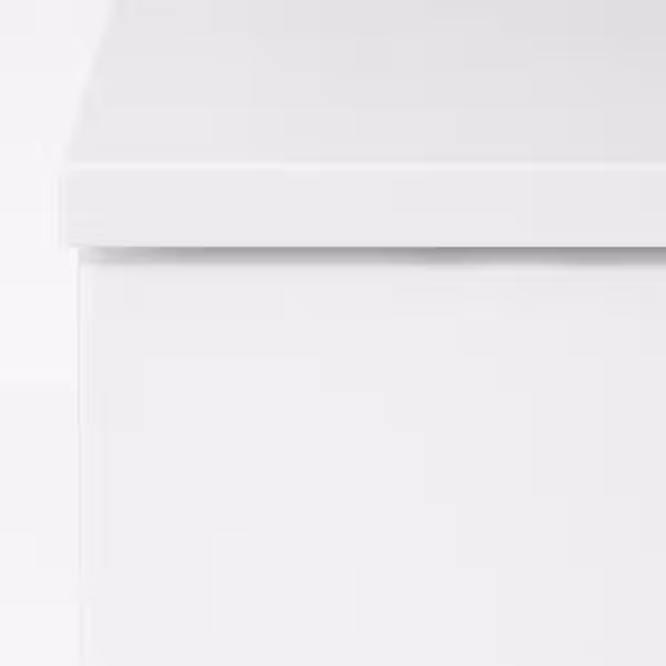 NORDLI Комод с 2 ящиками - белый 40x99 см - схема-чертеж с размерами