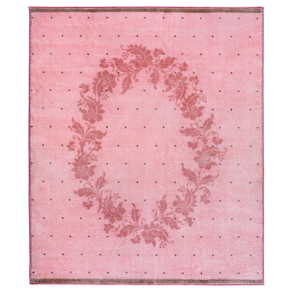 Ковер, короткий ворс РАРИНГ, розовый (133x160 см) - фото 1