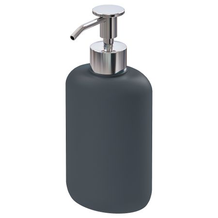 Дозатор для жидкого мыла ЭКОЛЬН, темно-серый
