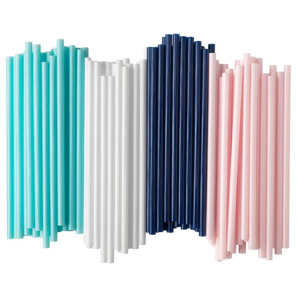 Трубочка СОТВАТТЕН, темно-синий/белый, розовый/бирюзовый - фото 1