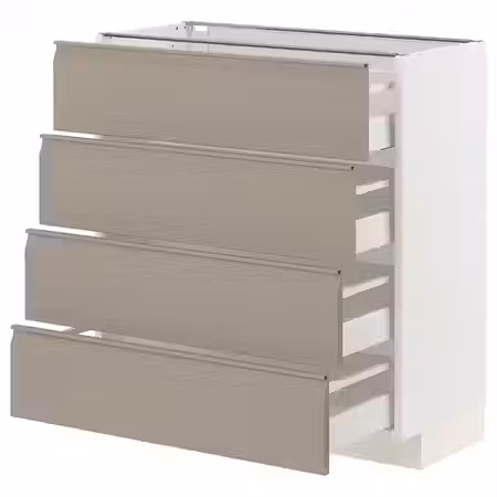 METOD / MAXIMERA Напольный шкаф 4 фасада/4 ящика